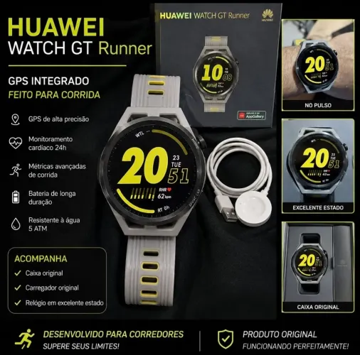HUAWEI WATCH GT RUNNER - EXCELENTE ESTADO