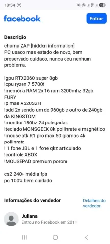 VENDO PCGAMER 6MIL