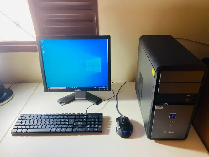 PC COMPLETO COM MONITOR DELL + OFFICE E WINDOWS ATIVADOS - PRONTO PARA USO!