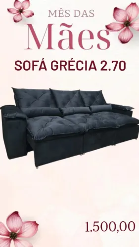 Sofá Retrátil e Reclinável Grécia 