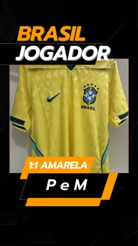 Camisa Brasil 26 amarela