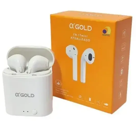 FONE DE OUVIDO BLUETOOTH 5.0 A´GOLD FN-17MINI