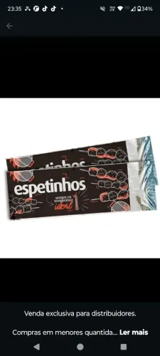 Saco térmico para espetinhos