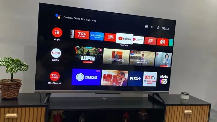 Tv smart Android 4k 50 polegadas linda