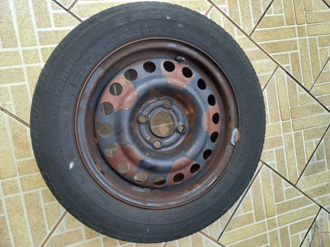 Rodas de ferro aro 14 VW inteiras 