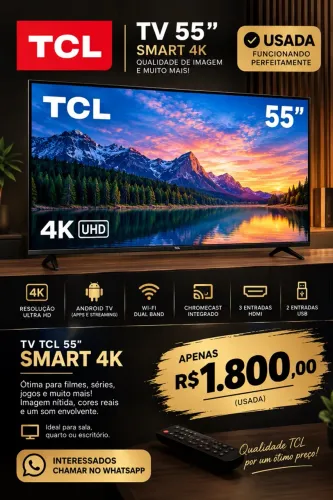 Tv TCL  55 polegadas