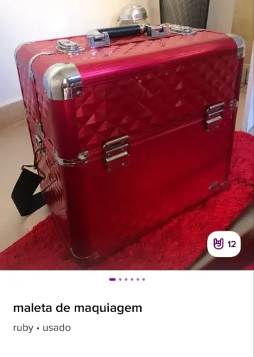 Maleta de maquiagem profissional novíssima