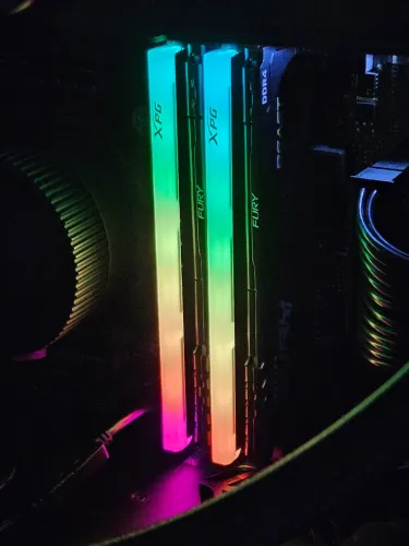 Memória RAM XPG Spectrix D35G, DDR4, RGB, 32GB 2x16GB, 3200MHz