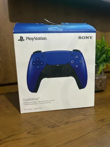 Controle play 5 AZUL METÁLICO