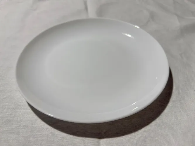 6 Patos de sobremesa em vidro branco