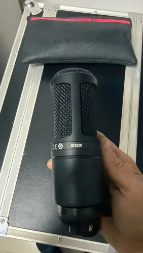 Microfone condensador áudio técnica 2020