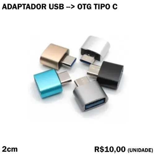 Adaptador V8 - iPhone - Tipo C - USB