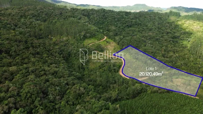 Área com mais de 20 mil m², terreno predominantemente plano, oferecendo diferentes possibi