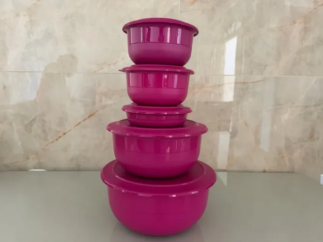 CONJUNTO DE TIGELAS TUPPERWARE
