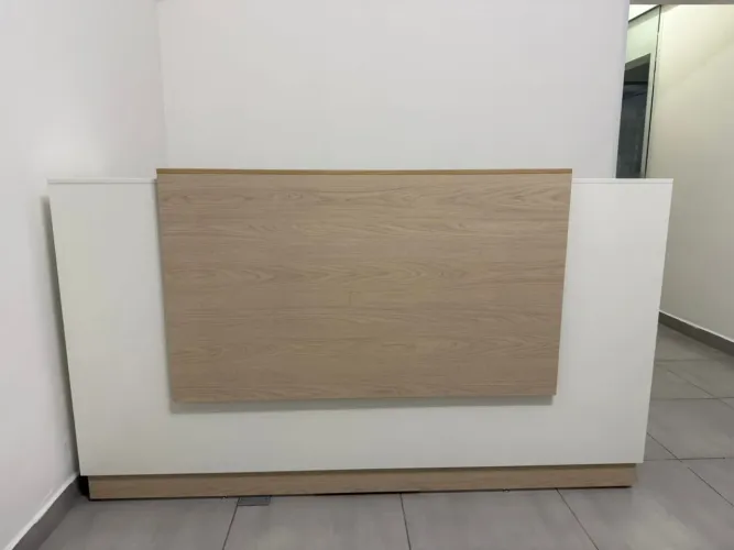 Balcão para recepção
