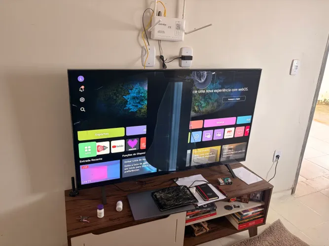 SmartTV LG 4k 55? com TELA QUEBRADA 