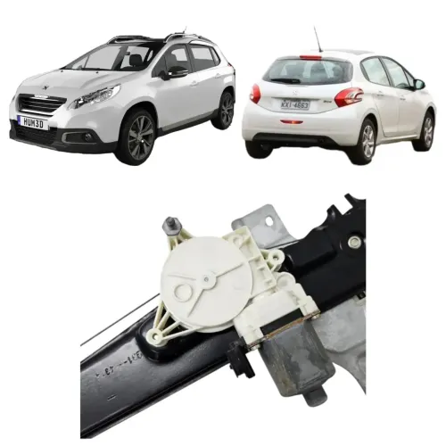 Maquina Vidro Traseiro Esquerdo Peugeot 2008 2017 2024 208 2014 2019 112223