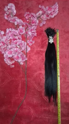 Vendo cabelo idiano 100% humano 43 cm