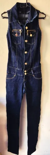 Macacão jeans 36