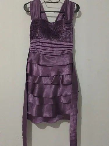 Vestido infantil cetim