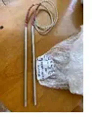 Cartucho Eletrothermo, alta carga, sem uso, 8x250mm, rabicho 300mm, 500W, 220V