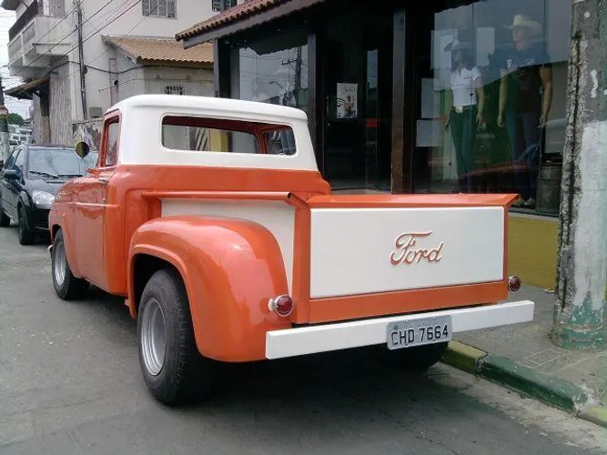 Caçamba + Paralamas F100 Stepside Original americana (acima 62 no Brasil)