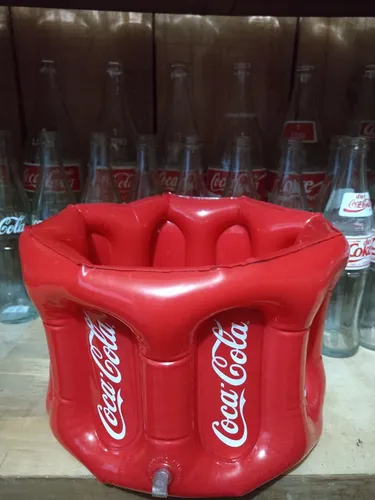Cooler inflável da coca cola 