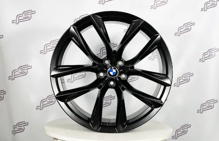 Rodas Bmw X-6 Preto Semi-Brilho 5x120 - 22x9 e 22x10