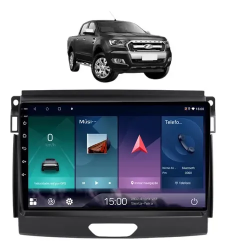 Multimidia Ranger 2017-2021 Android 14 2gb Carplay 64gb