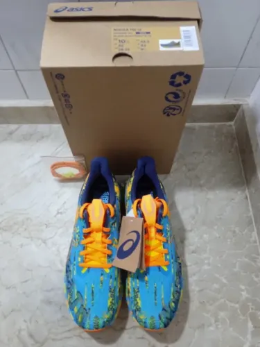 Tênis De Corrida Asics Noosa Tri 14 Masculino Côr Azul Novo Importado Tamanho 42
