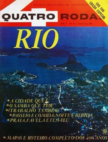 Rio de Janeiro antigo - Revista Quatro Rodas especial de 1965