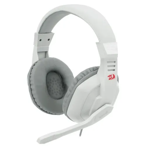 Headset Gamer Redragon Ares White P2 C/ Adaptador P3 - WZetta