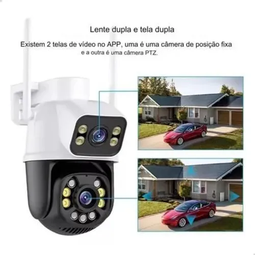 Câmera  Wi-Fi DUPLA 2 Cameras Instalada
