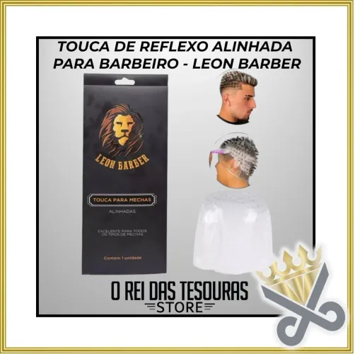 TOUCA DE REFLEXO ALINHADA PARA BARBEIRO