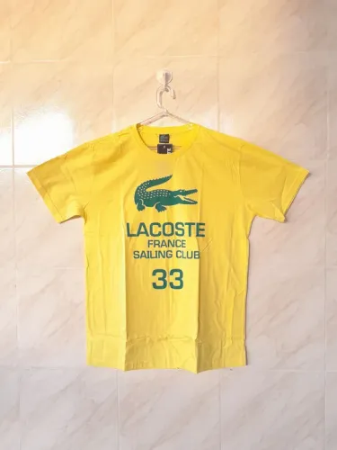 T-shirt Lacoste Premium GG amarela