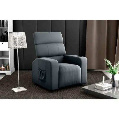 Poltrona do Papai Reclinável com Porta Copo Design Moderno r432