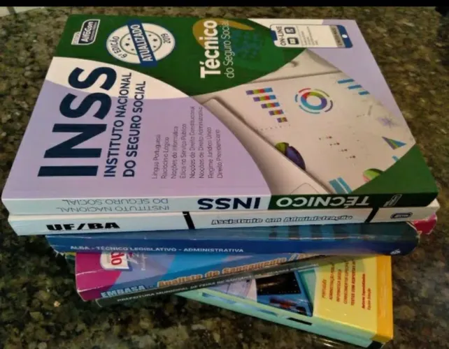 Kit: 6 Livros Concurso - Nível Médio