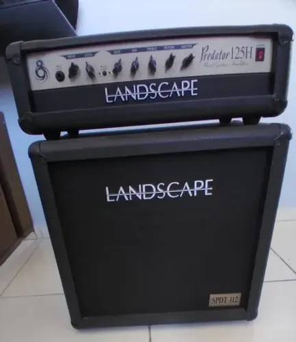 Caixa de guitarra Landscape Predator 125h Cabeçote + Gabinete