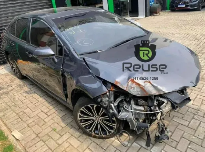 Sucata Toyota Corolla Altis Hybrid Premium Pack 1.8 16v Dual vvt-i 2022 2023 Motor Cambio 