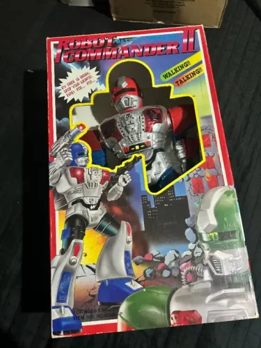 Boneco 1990 Robot Comander II c/ Detalhe
