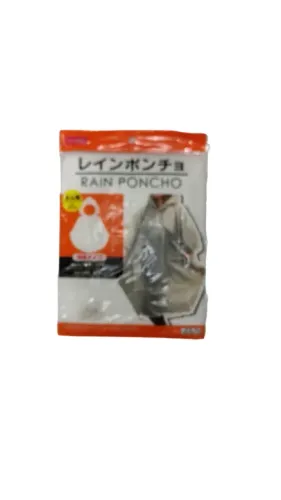 Capa de chuva para adultos tipo poncho Daiso