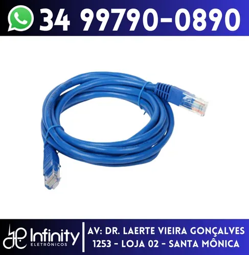 Cabo de Rede Rj45 (consulte tamanhos)