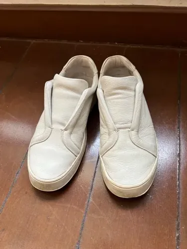 Tenis Couro Osklen Branco (sem cadarço)