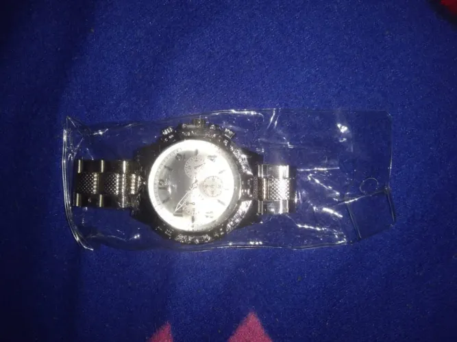 Relógio Masculino Prata*novo*!
