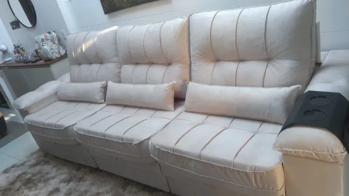 SOFÁ DE COM MOLAS BONNEL NOVO 2,90