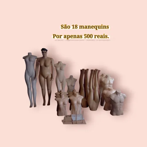 Vitrine  kit manequim 
