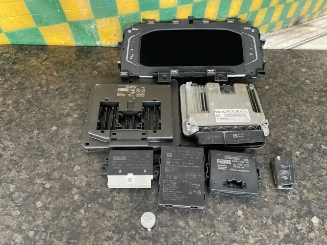Kit code injeção eletrônica vw nivus highline 2022 1.0