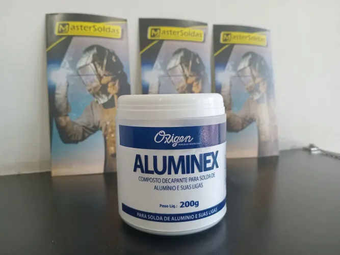 Fluxo Solda Alumínio Aluminex 200g Oxigen 
