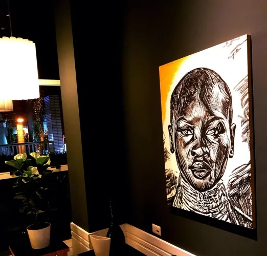 Quadro de Arte Africana