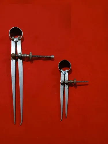 Kit compasso de medida reta e externa importado da Inglaterra 